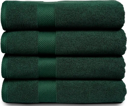 Vista 22 de MAURA Toallas de mano prémium 100% algodón de 16 x 30 pulgadas, ultra absorbentes, de secado rápido, toallas suaves para baño, toallas de mano extra