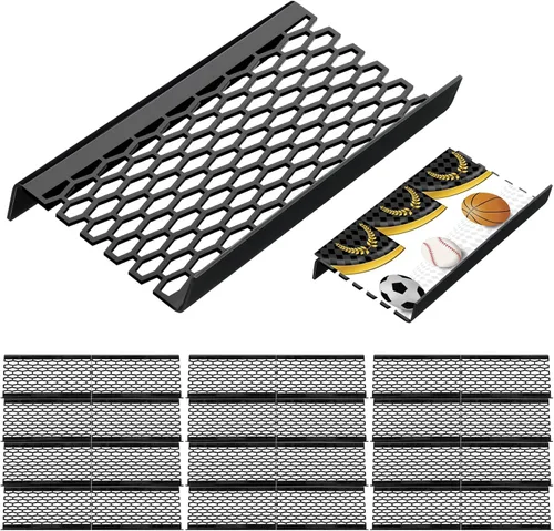 Vista 15 de Yalikop 10 soportes para tarjetas coleccionables para vitrina, hueco Elevadores modulares de acrílico de la exhibición para el juego de mesa