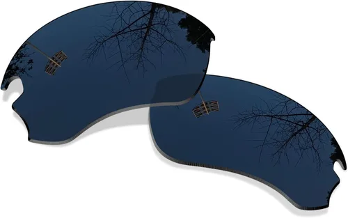 Vista 6 de 4 pares de lentes de repuesto polarizadas para Oakley Si Speed Jacket - Negro+Azul+Plata+Rojo, Negro, titanio, rojo fuego y azul hielo, talla única