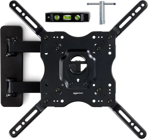 Vista 15 de Amazon Basics Soporte de pared fijo plano para TV se ajusta a TVs de 12 a 40 pulgadas y VESA 200x200, negro