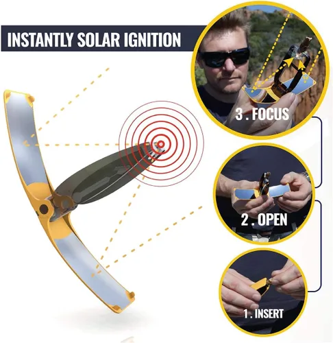 Vista 2 de SUNCASE Gear® Encendedor solar (blanco)