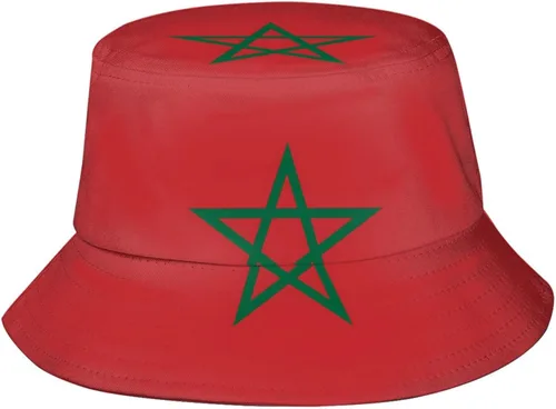 Vista 14 de Sombrero de pescador con bandera de moda, sombrero de pescador, sombreros de pescador con bandera linda para mujeres y hombres