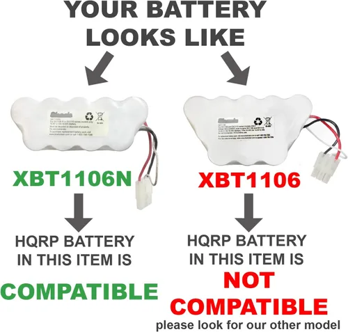 Vista 4 de HQRP batería para Shark XBT1106N SV1110 SV1106N SV1110N SV11O6N SV116N de navegación libre, aspiradora de bastón sin cable + portavasos