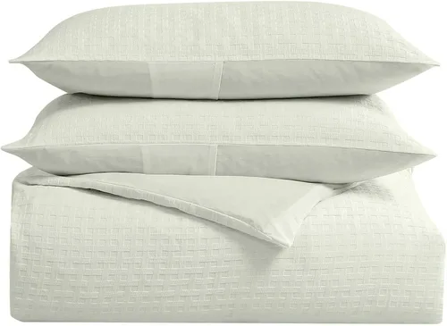 Vista 6 de Tommy Bahama - Juego de funda de edredón tamaño Queen, juego de cama liso texturizado con fundas a juego, ideal para todas las estaciones