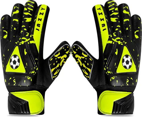 Vista 10 de Guantes de portero juvenil con doble protección para la muñeca, material de látex antideslizante