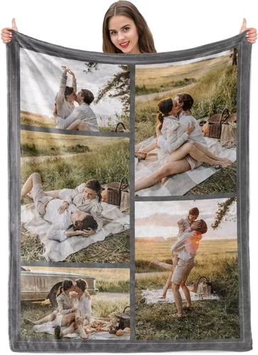 Vista 52 de Manta personalizada con imagen, mantas personalizadas para adultos y niños, manta de fotos personalizable, mantas personalizadas como regalo