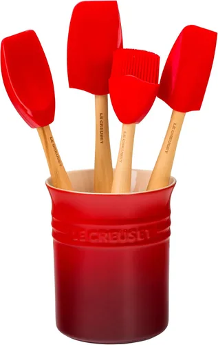 Vista 9 de Le Creuset Juego de 20 piezas de materiales mixtos, Cerise