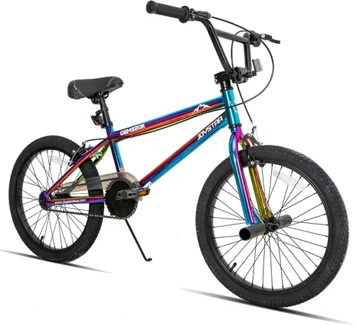 Vista 9 de JOYSTAR 20 24 Inch Kids BMX Bike for Boys and Girls Age 7-12 Freestyle Bicycle for Beginner Level Riders with Dual Hand Brakes & 2 Pegs 24" Kids