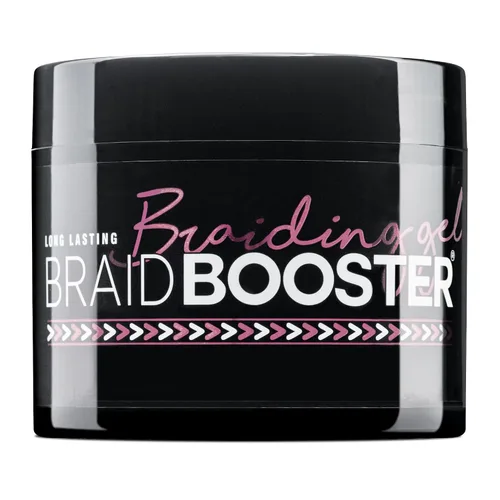 Vista 9 de Style Factor Braid Booster - Gel para trenzar – Gel para el cabello con brillo fuerte y acondicionador con extracto de algas marinas, para trenzas