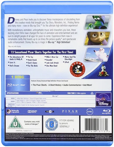 Vista 3 de Pixar Short Films Collection I and II - 2 Movie Bundling Blu-ray
