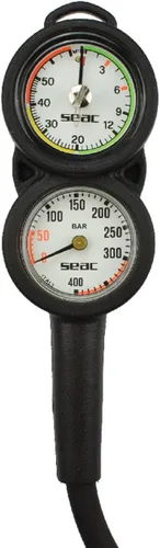 Vista 3 de SEAC Consola 2 Spg y medidor de profundidad, negro/rojo, talla única (0600011005000A)