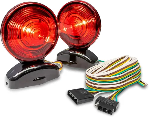 Vista 9 de True MODS Kit de Luces LED Magnéticas Traseras de 20' para Remolque Rojo/Ámbar [DOT FMVSS-108] [SAE STIP] [IP67 Sumergible Resistente al Agua]