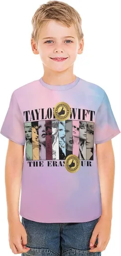Vista 8 de Camiseta para niños y niñas, camiseta de cantante de 1989, divertida camiseta novedosa, concierto de mercancía juvenil para fanáticos