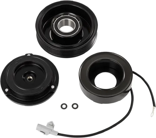 Vista 18 de CCIYU Embrague del compresor de aire acondicionado 2016-2018 para Fiat 500X 2.4L 2015-2021 para Jeep Renegade 2.4L AC Compresor para automóvil