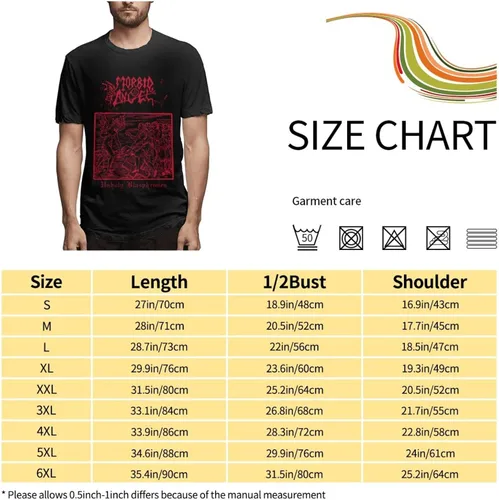 Vista 7 de Morbid Angel T Shirt Men's Summer Round Neck Trend Fashion Short Sleeve T Shirt Sports Fitness Cotton Shirt Tops
