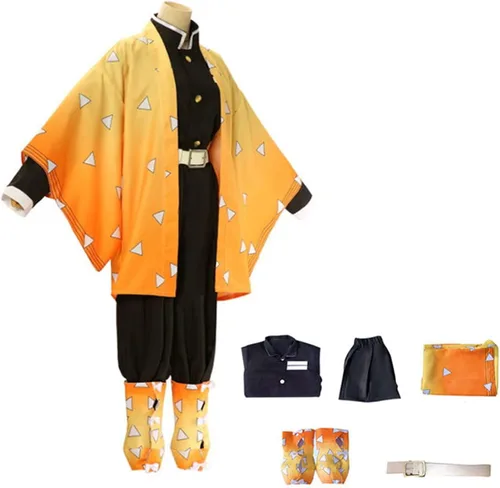 Vista 2 de Anime CosplayDemon Slayer CosplayNezuko Cosplay Clothing Sets Tanjiro Cosplay Full Kimono