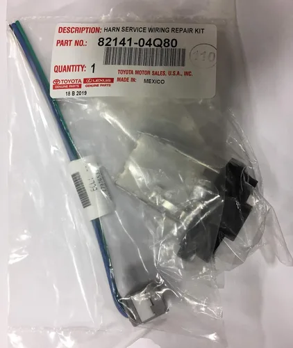 Vista 2 de TOYOTA Genuine Actualizado Resistor del Motor del Soplador y Conector de Coleta para Tacoma 2005-2017 - Partes 82141-04Q80 y 87138-04070
