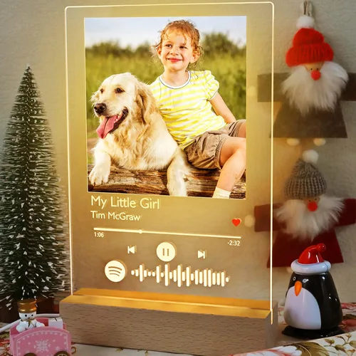 Vista 6 de Placa personalizada de Spotify, regalos personalizados para él, ella, parejas y bodas, perfecta para cumpleaños, San Valentín, Navidad