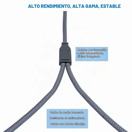 Vista 6 de Cable de audio USB C a doble XLR macho de 10 pies - Cable de audio USB C a XLR de alta fidelidad de 32 bits/384 Khz para conexión de teléfono a