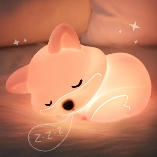 Vista 9 de Linda Luz Nocturna de Capibara, Regalos de Capibara para Niños y Amigos, Lámpara de Animales de Silicona para Guardería con Temporizador Recargable