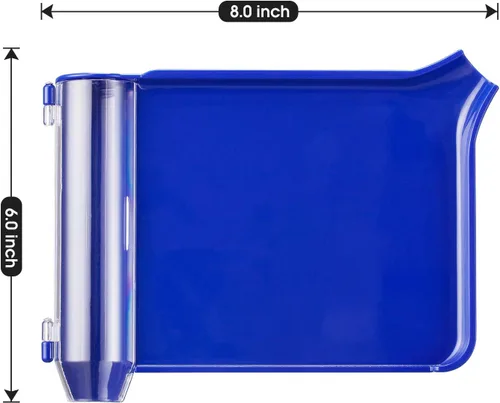 Vista 5 de Medarchitect Bandeja de conteo de pastillas para mano derecha con espátula (azul - forma de L)