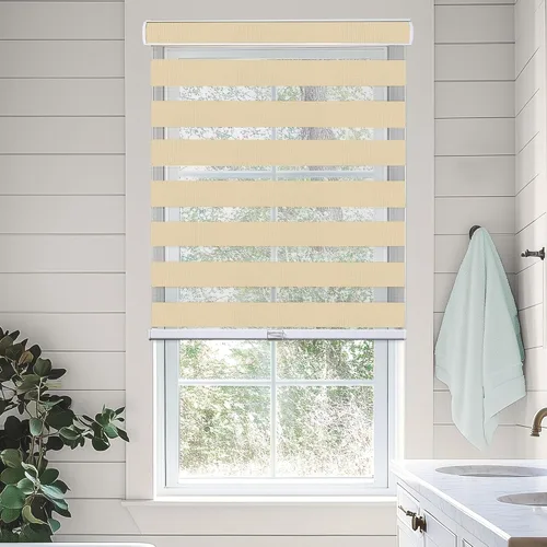 Vista 12 de CHICOLOGY - Persianas de cebra, persianas enrollables para ventanas, cortinas para ventanas, persianas enrollables para ventanas, persianas
