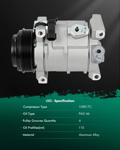 Vista 119 de SCITOO Compresor de CA para T-oyota Yaris 1.5L 2007 2008 2009 2010 2011 2012 2013 AC Compressor 639839 157318 158318 6512467