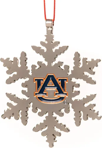 Vista 26 de Adorno navideño de copo de nieve de Alabama Crimson Tide