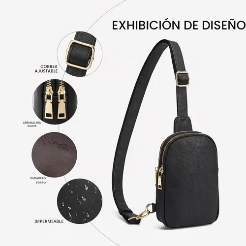 Vista 5 de Bolsos bandolera y riñoneras - Regalos de bolsos de cinturón para mujeres