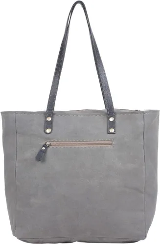 Vista 3 de Myra Bag Bolso tote de cuero occidental para mujer - Brontide