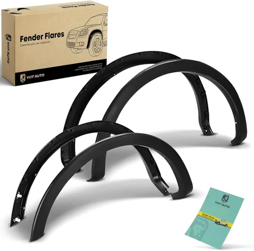 Vista 17 de YHTAUTO Juego de 4 guardabarros estilo fábrica OE para Ford F-150 Fleetside 2004-2008 (no compatible con los modelos Heritage), Lincoln Mark LT