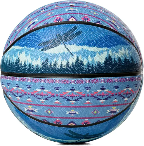 Vista 16 de Balón de baloncesto para interiores y exteriores de 29.5 pulgadas, de cuero compuesto de baloncesto, talla 7, adulto, pelota de entrenamiento