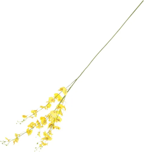 Vista 10 de ORFOFE Artificial Real Touch Oncidium Flor Falsa Decoración Casa Jarrón Decorativo DIY Accesorio