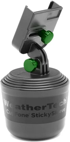 Vista 27 de WeatherTech CupFone, Soporte Universal de Portavasos para Teléfono en Coches – Ajuste Ajustable y Seguro con Acceso Abierto para Carga – Compatible