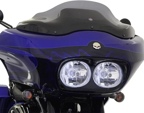 Vista 10 de Klock Werks Llamarada deportiva para Road Glide 1998-2013 (8" negro)
