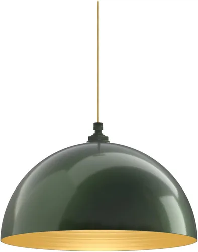 Vista 10 de Steel Lighting Co. Melrose - Lámpara colgante Montada en el techo Cúpula redonda de 18 pulgadas Estilo moderno contemporáneo de granja