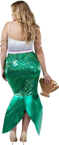 Vista 2 de STARLINELA womens Plus Alluring Sea Siren Costume