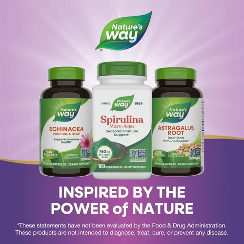 Vista 7 de Nature's Way Espirulina Micro-algas, 760 mg por porción