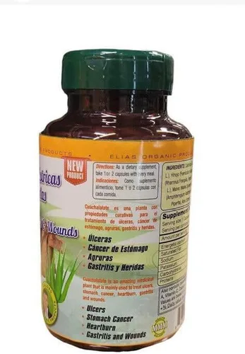 Vista 4 de Cuachalalate Apoya Gastrointestinal 60 Cap