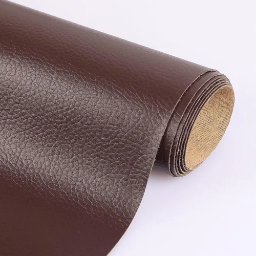 Vista 10 de Tela de Tapicería de Vinilo de Cuero Sintético por Yarda 55" de Ancho Material de Cuero Sintético Suave en Láminas para Muebles Marino Manualidades