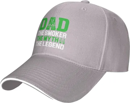 Vista 11 de Dad The Smoker The Myth The Legend Baseball Cap for Men Women Adjustable Funny Dad Hat