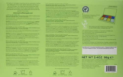 Vista 3 de Taylors of Harrogate Caja de variedad de té verde e infusiones de hierbas, 48