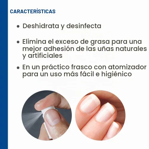 Vista 4 de IBD Spray de preparación de uñas, mejora la velocidad de unión y la adherencia, 4 onzas