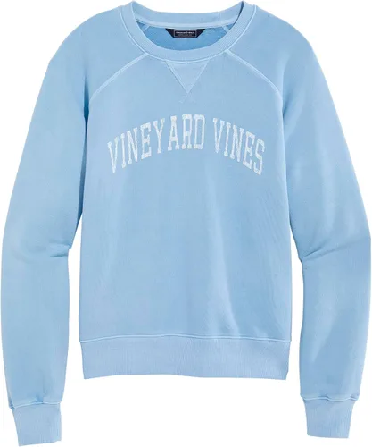 Vista 5 de Vineyard Vines, Mujeres, Sudadera Gráfica de Cuello Redondo de Franela Palm Beach