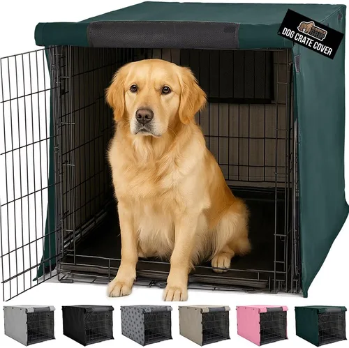 Vista 22 de GORILLA GRIP - Fundas para jaula de perro, cubierta de alambre para perrera Compatible con jaulas para perros de Amazon Basics, cubierta
