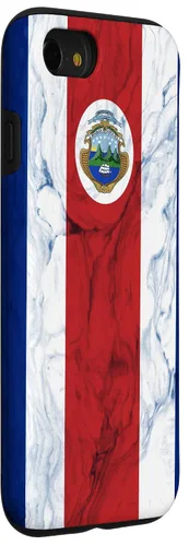 Vista 48 de Bandera de Costa Rica y fondo elegante - Funda del orgullo costarricense para iPhone 17