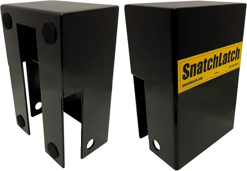 Vista 9 de Enclosed Trailer Door Lock – Heavy Duty Anti Theft Steel Shroud