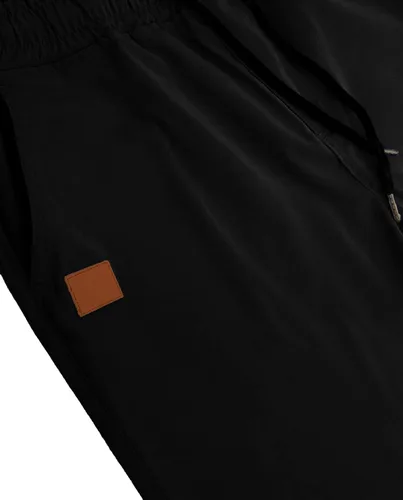 Vista 5 de Pantalones cortos de algodón para hombre, estilo casual, de ajuste clásico, con 4 bolsillos, para verano, playa