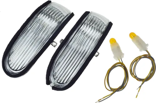 Vista 9 de Par de indicadores de luz intermitente para espejo lateral izquierdo y derecho para Kia Forte Cerato 2009-2011
