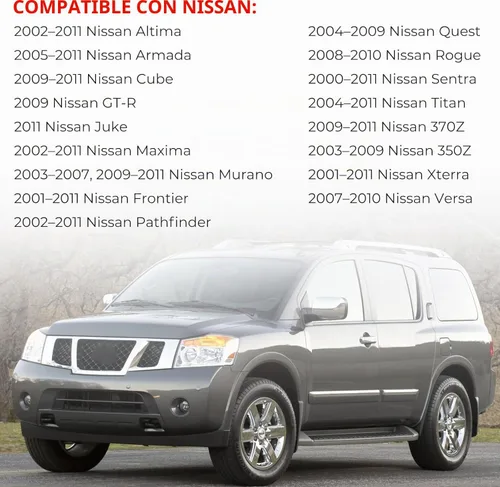 Vista 2 de Tapa de combustible Reemplazo para Nissan, 2001-2011 Frontier, 2000-2011 Sentra, 2002-2011 Altima, 2005-2011 Armada, 2001-2011 Xterra, Maxima